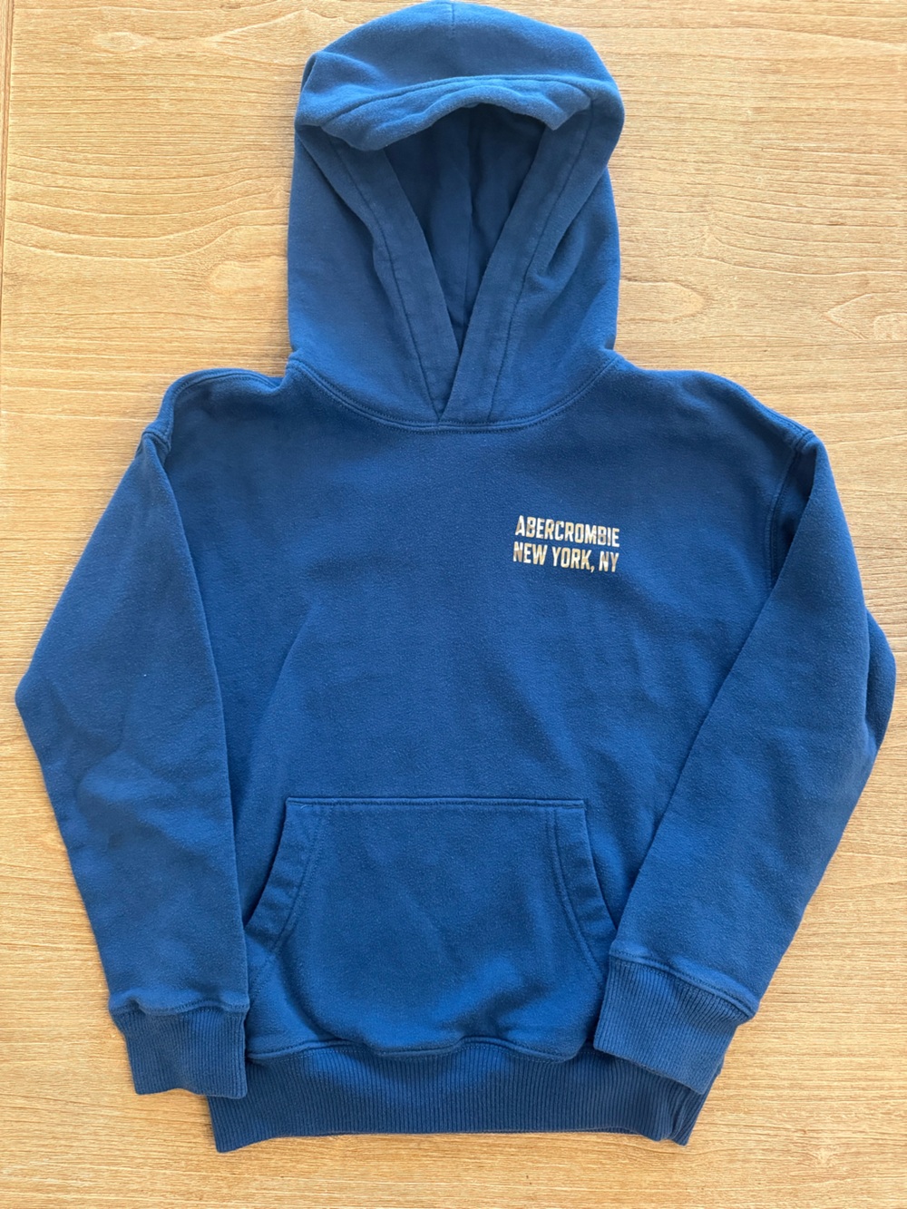 Abercrombie Kids Blue Logo Hoodie Size 7/8